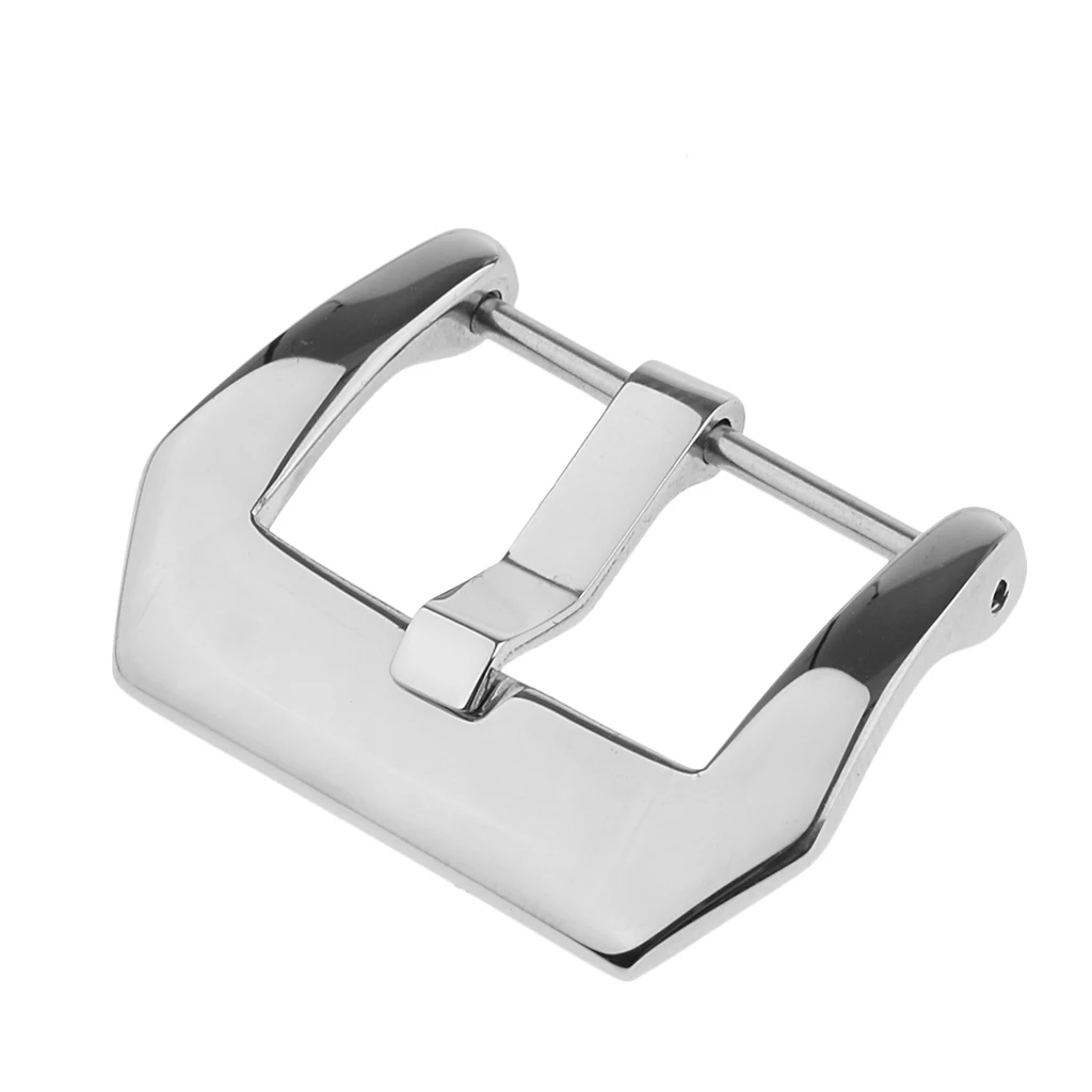 Stainless Steel Watch Bands Clasp Replacement Buckle Watch Watchband Screw Pin 18mm 20mm 22mm 24mm 26mm