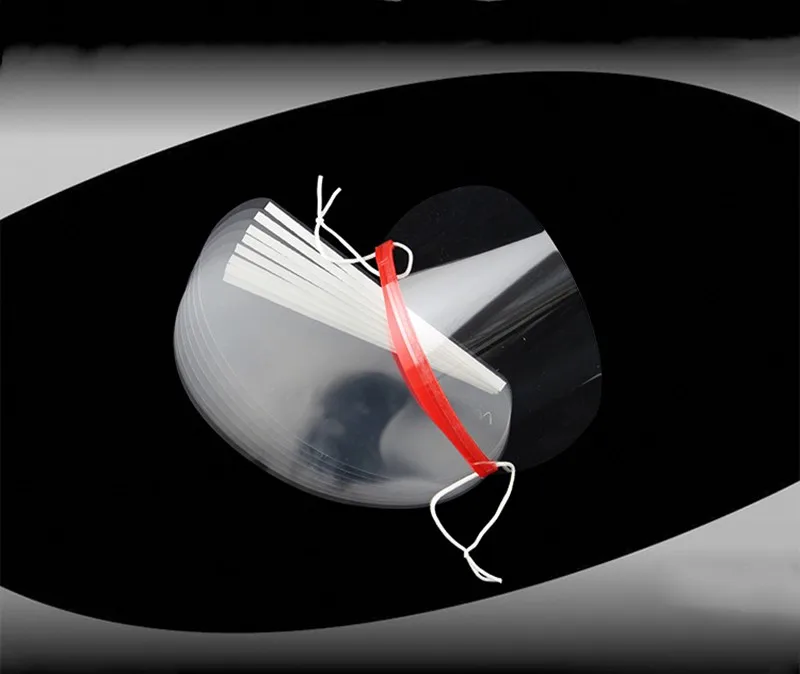 50 шт./компл. одноразовый прозрачный пластиковый экран на лицо волос салон волос маски резка окраска уход за кожей лица защиты Парикмахерская поставки