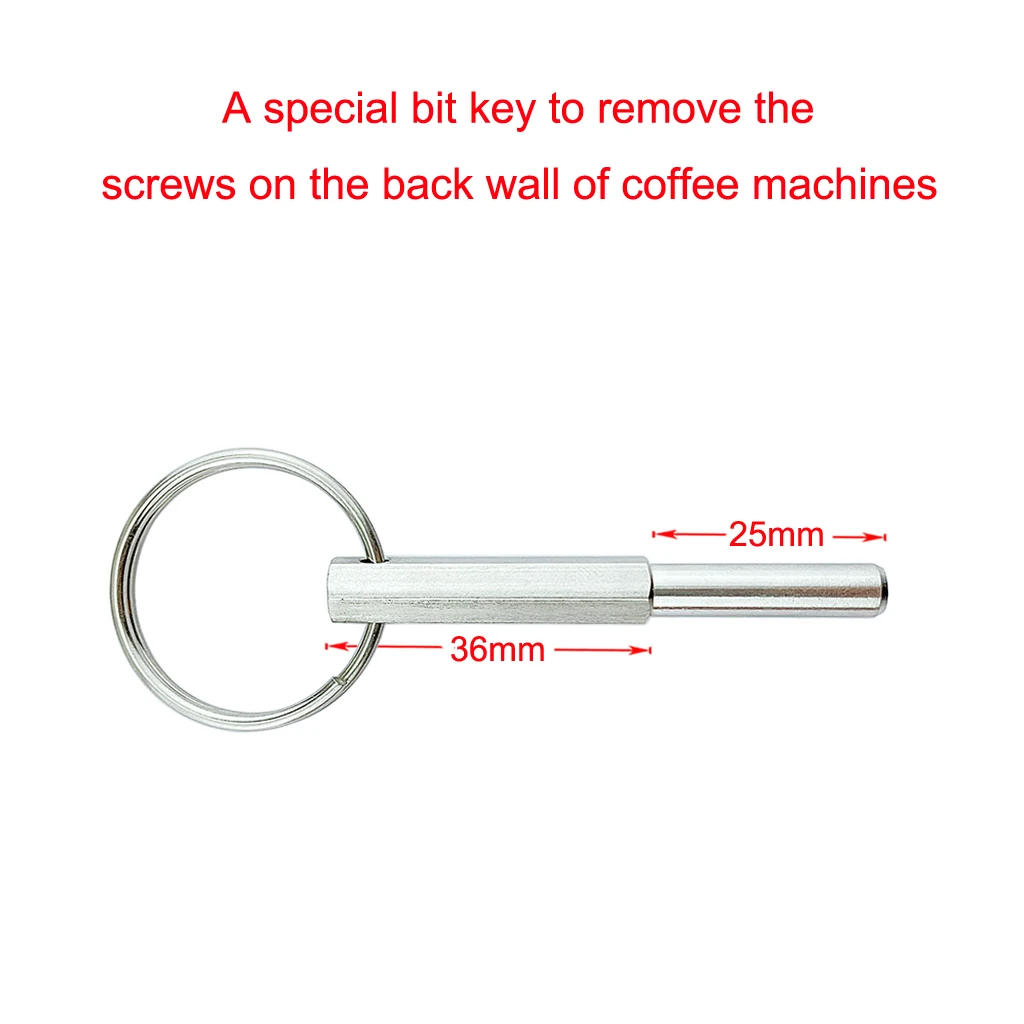 Jura Capresso SS316 수리 보안 도구 키 오픈 보안 타원형 헤드 나사 커피 기계 용 특수 비트 키 제거 서비스