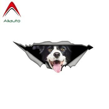 

Aliauto Border Collie Car Sticker Pet Dog Decal Waterproof Car Styling Animal Sticker Vinyl Decal Anti-UV Cover Scratch,15cm*6cm