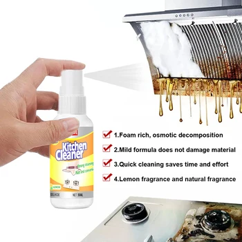 

Kitchen Degreaser Removes Kitchen Grease Grime Oil Stain 30/50/100ml Optional CLH@8