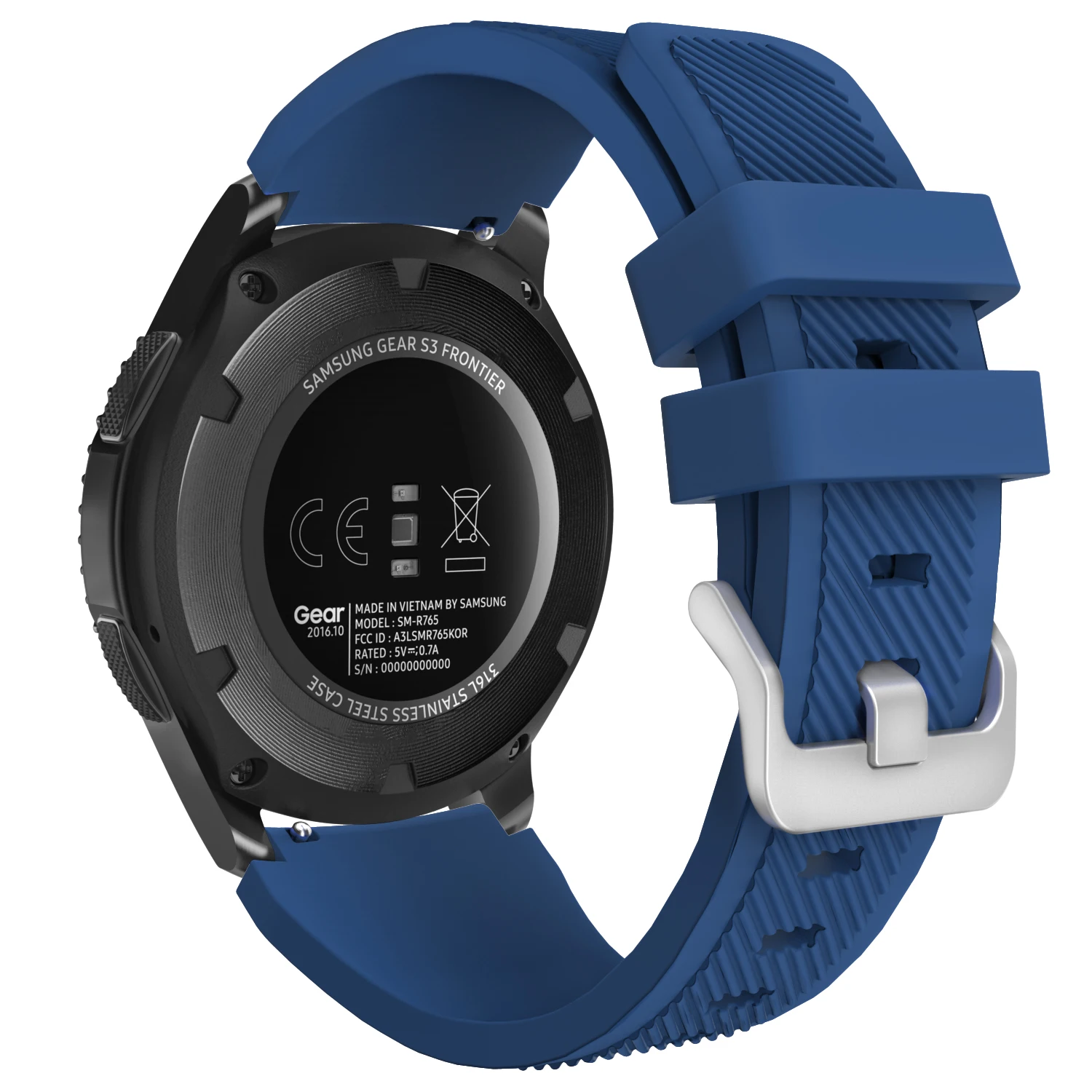 MoKo gear S3 Frontier/классический ремешок для часов, мягкий силиконовый ремешок для спортивных часов для samsung gear S3 Frontier/S3 Classic/Galaxy