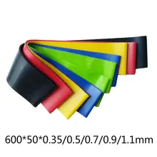 Спортивные Резиновые Эспандеры, эластичный Фитнес-браслет, Петля 60 см, фитнес-Эспандер для занятий йогой, 0,35 мм-1,1 мм