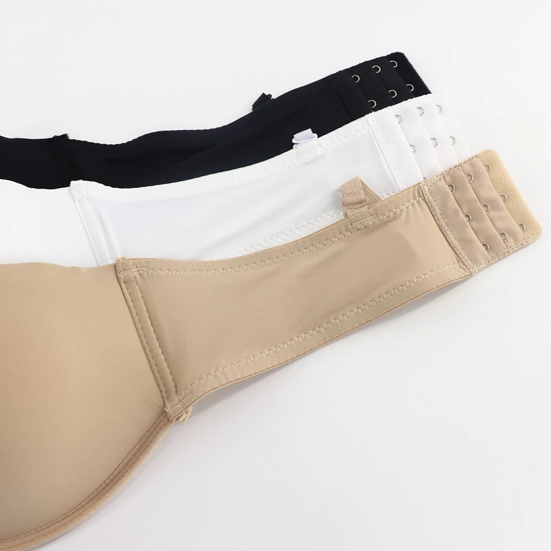 Женский бюстгальтер пуш ап Beauwear бесшовный невидимый без бретелек с чашечкой 1/2