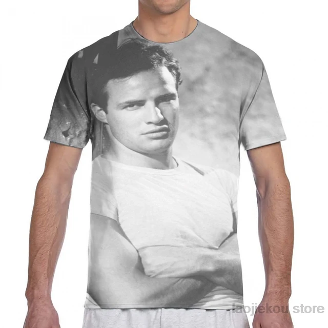 white short sleeves Brando t-shirt