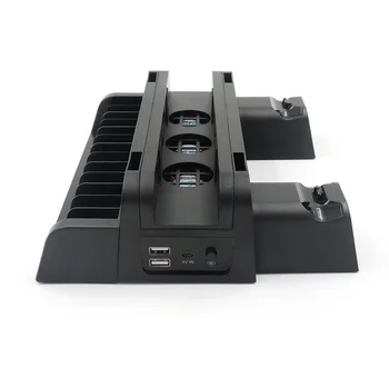 

Multifunctional Cooling Bracket Ps4 Host Fan Base Disc Rack Handle Charger for Ps4 and Ps4 Pro Console