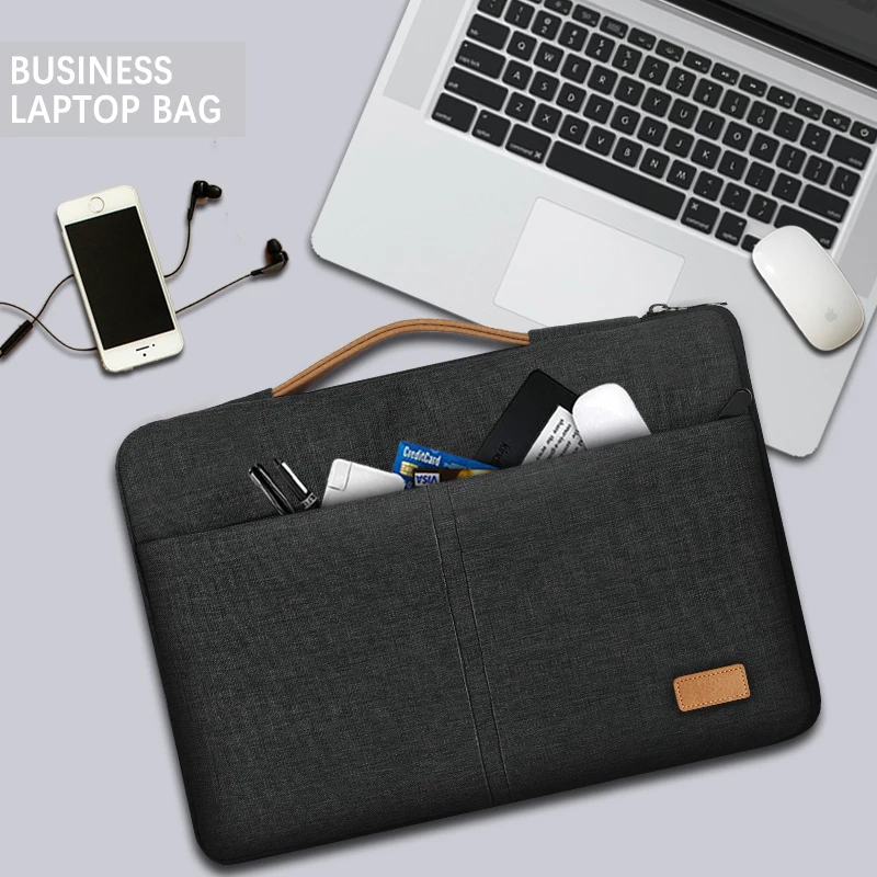 Water Repellent Laptop Sleeve Bag with handle for 13 inch MacBook Pro Air Carrying Case 15.6 Acer HP Dell ASUS | Багаж и сумки