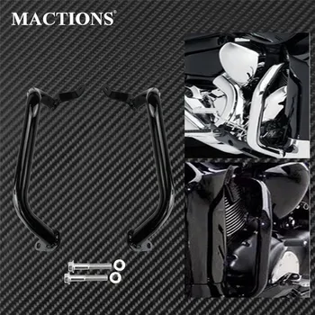 

2PCS Motorcycle Highway Front Frame Engine Crash Bar Protector Guard Gloss Black For Suzuki M109R 2007 2008 2009 2010-2018
