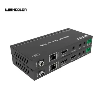 

For 4K HDMI Extender Over Ethernet Cable Cat5e Cat6 18Gbps with Bi-Directional IR 150M HDC-EHB150CG