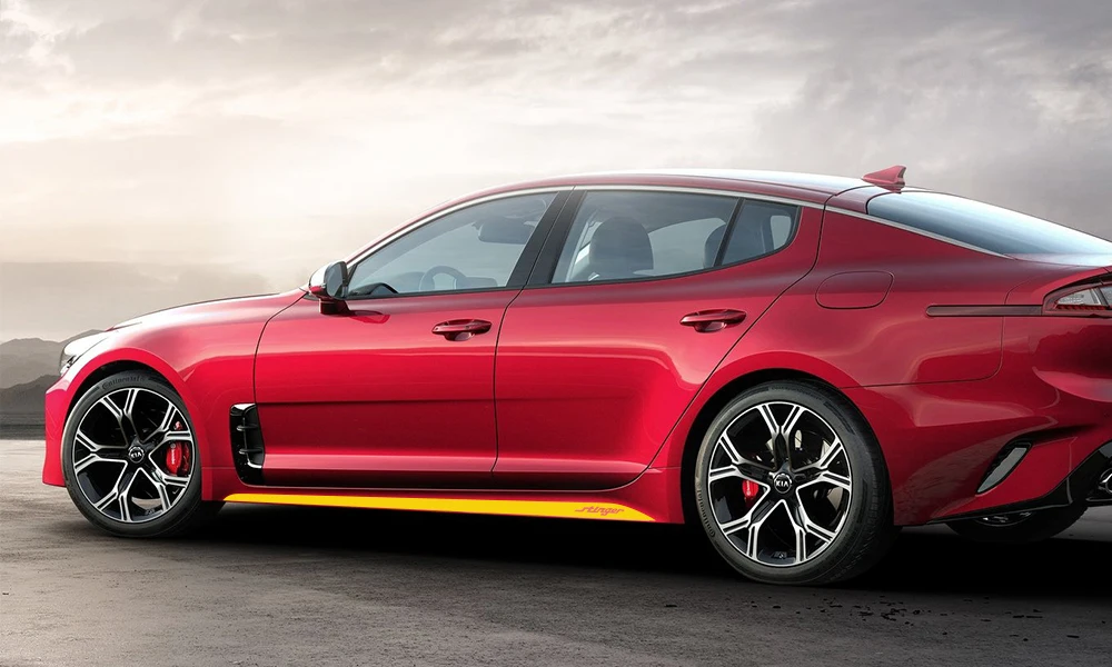2 шт. для KIA Stinger двери автомобиля длинные боковые полосы наклейки Автомобильная виниловая пленка украшения наклейки DIY автомобильные принадлежности для тюнинга