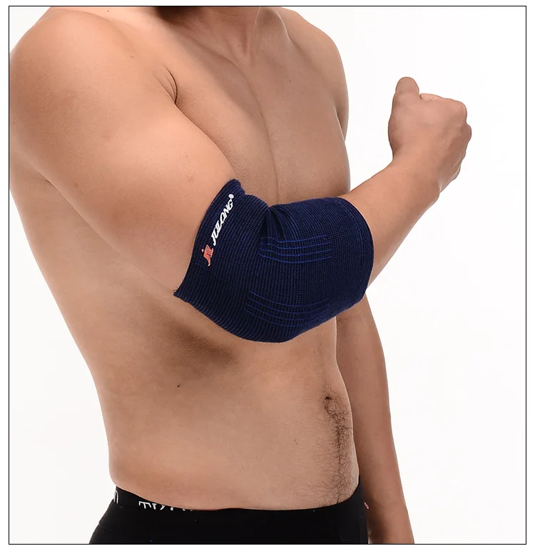 

Knitted Elbow Pads Basketball Football Shuttlecock Exercise Armguards Protection Warm Sports Protective Clothing Men And Women