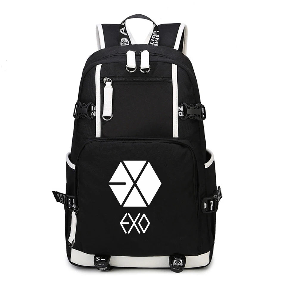 

Kpop EXO Custom Printed Multifunction USB Charging Backpack Man Laptop For Kids Shoulder Bag Stylish Boys&Girls Cool Backpack