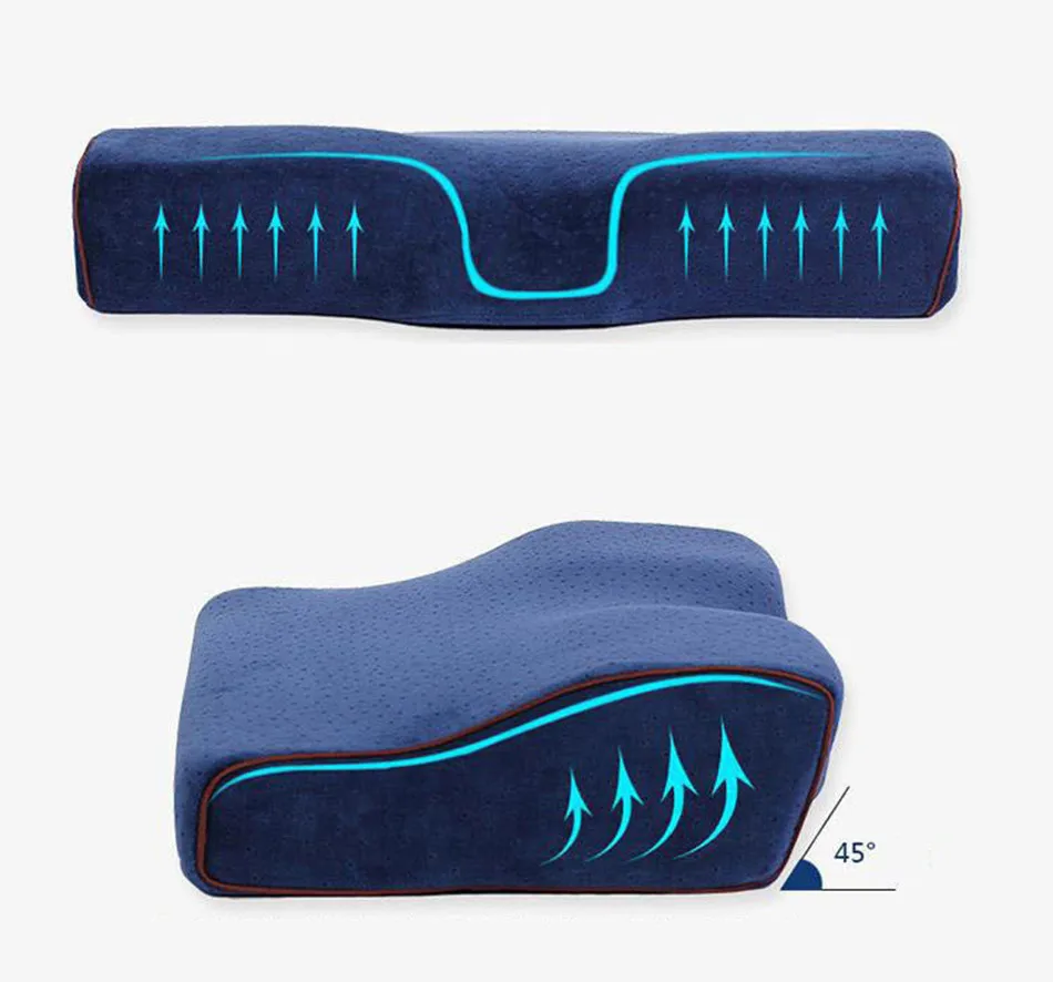 ROSSONIX подушка из пены с эффектом памяти в форме бабочки для шеи подушка для расслабления шейного отдела позвоночника для взрослых медленное восстановление дорожная подушка для шеи