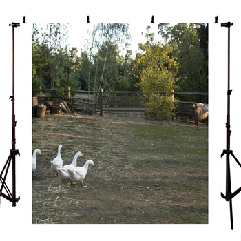 

Ranch theme shooting background fence duck forest photo background children's real photo backdrop special props