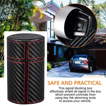 

Car Key Function Signal Shielding Box Signal Blocking Case Aluminum Key Safe Box Blocker Bag RFID Shielding Protector