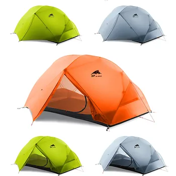 

3F UL Ultra-light Silicon-coated Waterproof Anti-storm And Wind-resistant Outdoor Camping Hiking Camping Picnic Tent for Familiy