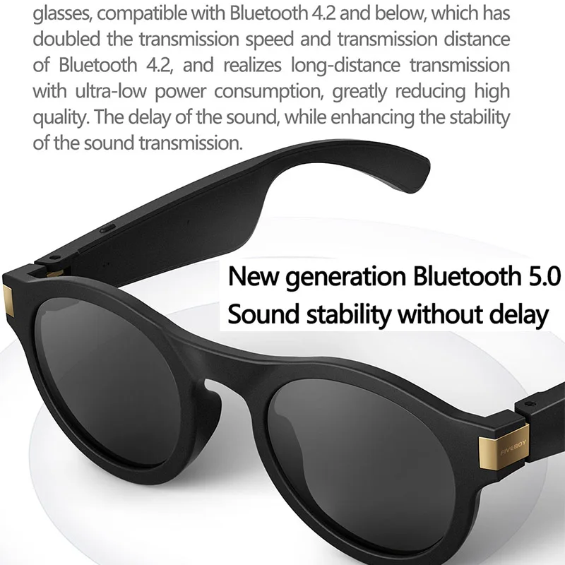 Bluetooth очки bluetooth музыка вызов ответ на звонки IPX4 водонепроницаемые Модные