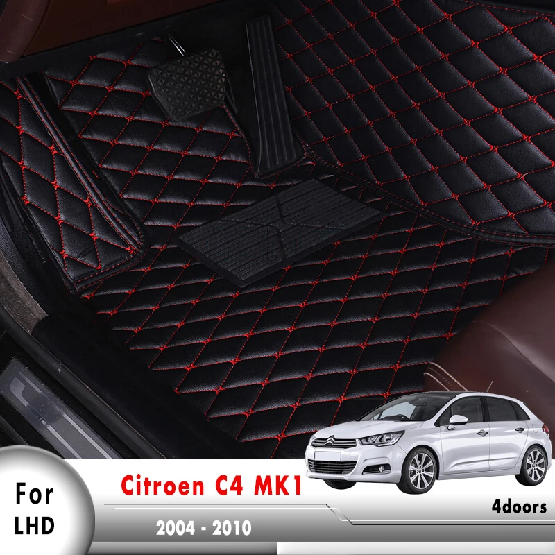 CITROEN DS3 RACING 2011 UNIVERSAL CAR CARPET FLOOR MATS RED TRIM SET OF 4 car seat protector Car CITROEN DS3 RACING 2011 UNIVERSAL CAR CARPET FLOOR MATS RED TRIM SET OF 4 car seat protector Car