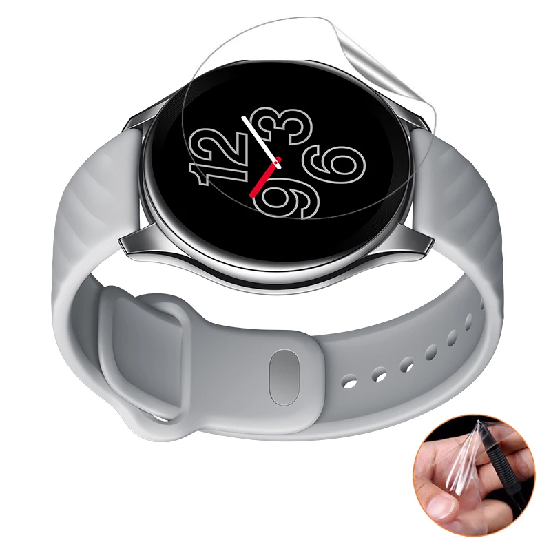 

5pcs Soft TPU Clear Protective Film Smartwatch Guard For Oneplus Watch Full LCD Screen Protector One Plus Smart Watch Cover