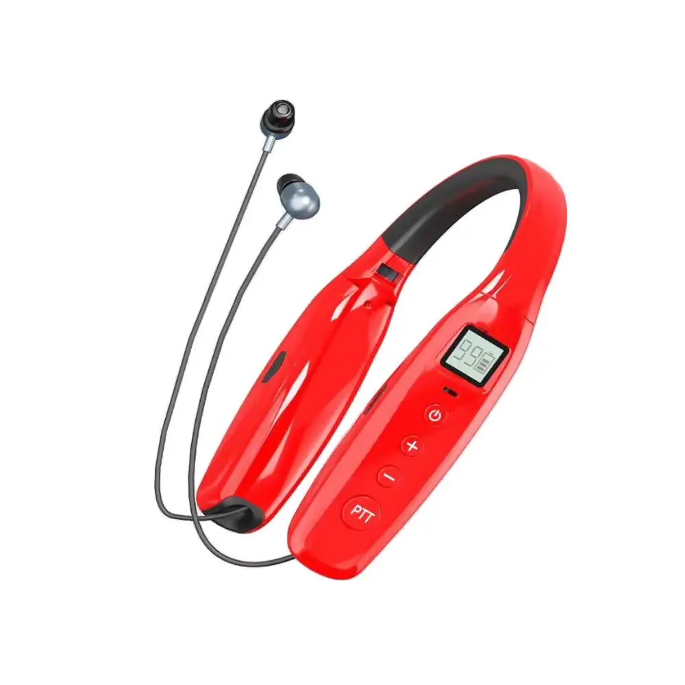 2020 Abbree AR 669 Bluetooth 5 0 Walkie Talkie UHF 400 470MHz music Neckband Гарнитура Наушники для портативной
