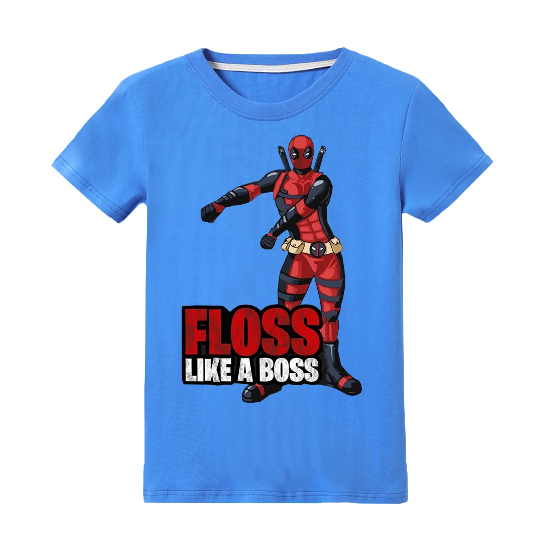 t912 Floss Deadpool Venom/Одежда для маленьких мальчиков, Детская футболка Рождественская футболка из хлопка, одежда для больших детей, черные рубашки - Цвет: t912