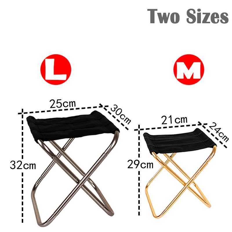 Folding Fishing Chair Lightweight Picnic Camping Chair Foldable Aluminium Cloth Outdoor Portable Easy To Carry Outdoor Furniture