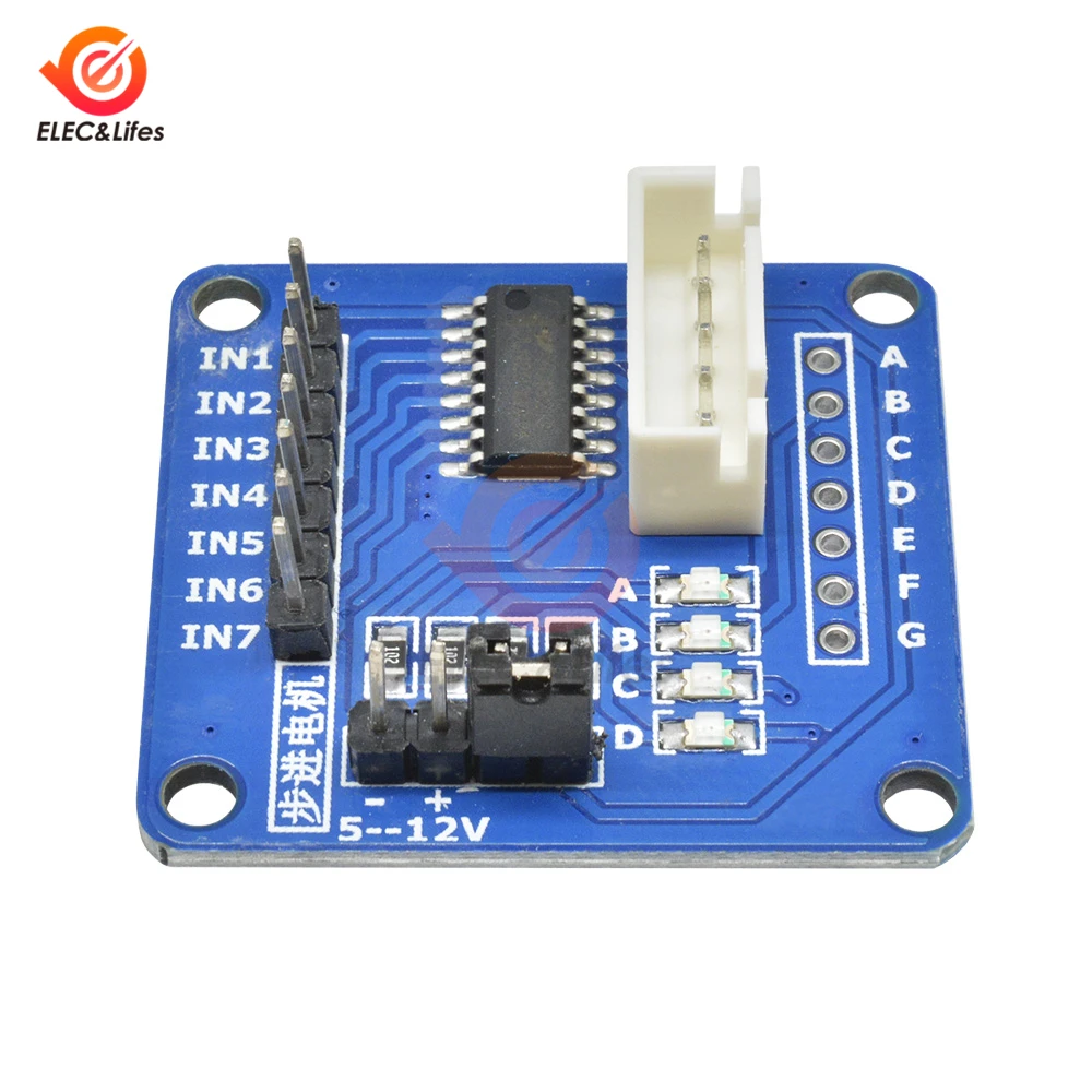 ULN2003 плата драйвера шагового двигателя Модуль DC 5-12V для Arduino AVR SMD