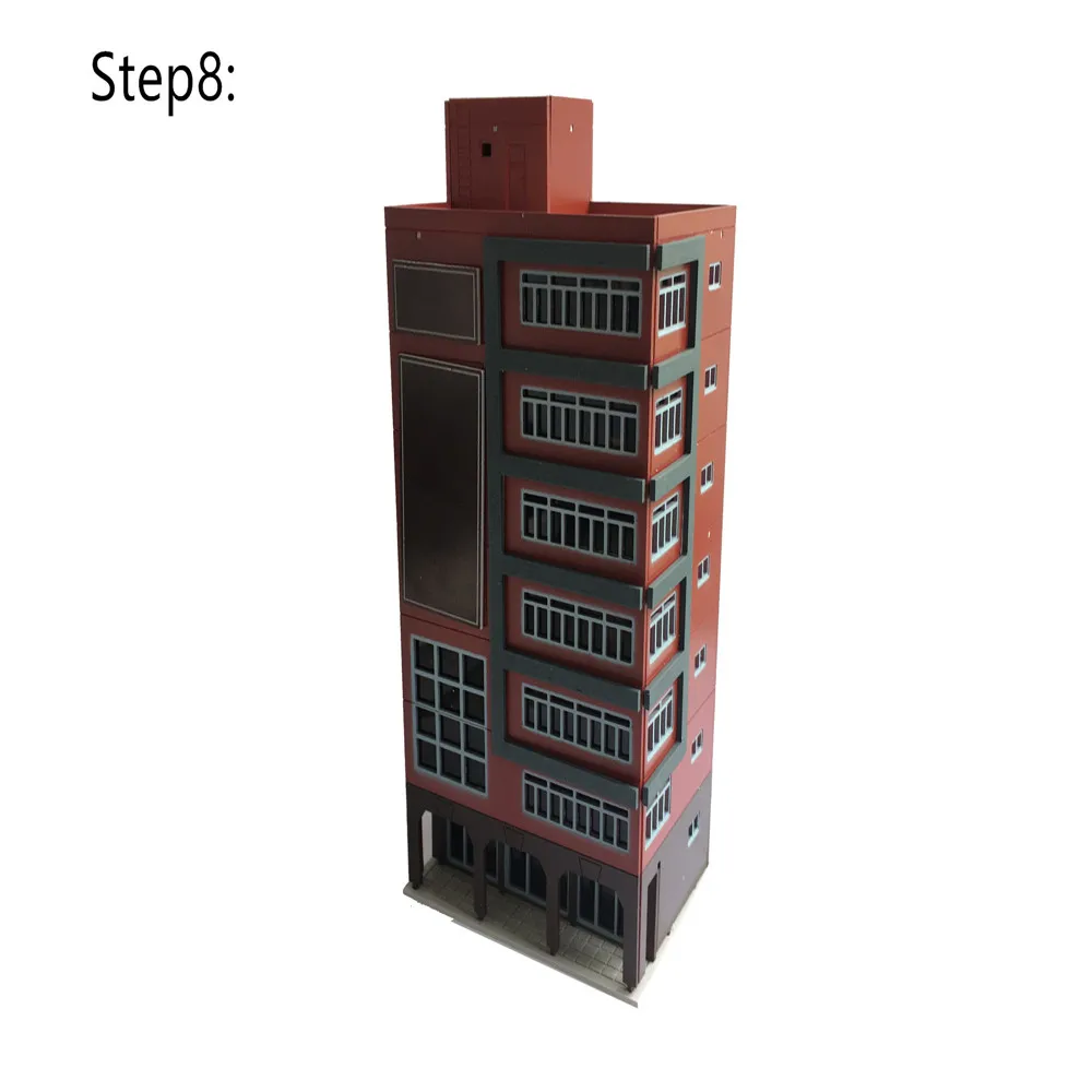 n scale train layout model building 11