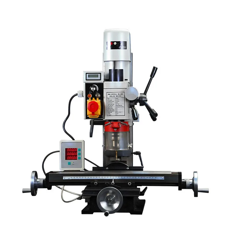 

Small Drilling Milling Machine Drilling Tapping Desktop Home Multi-function Adjustable Speed Metal Processing Equipment 500W