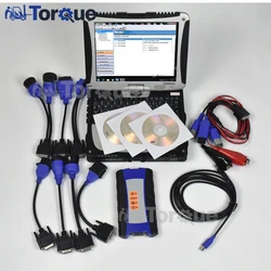 Outil de Diagnostic universel pour camion, connexion de données USB 125032, pour Nexiq 2, camion robuste, avec ordinateur portable CF 19 