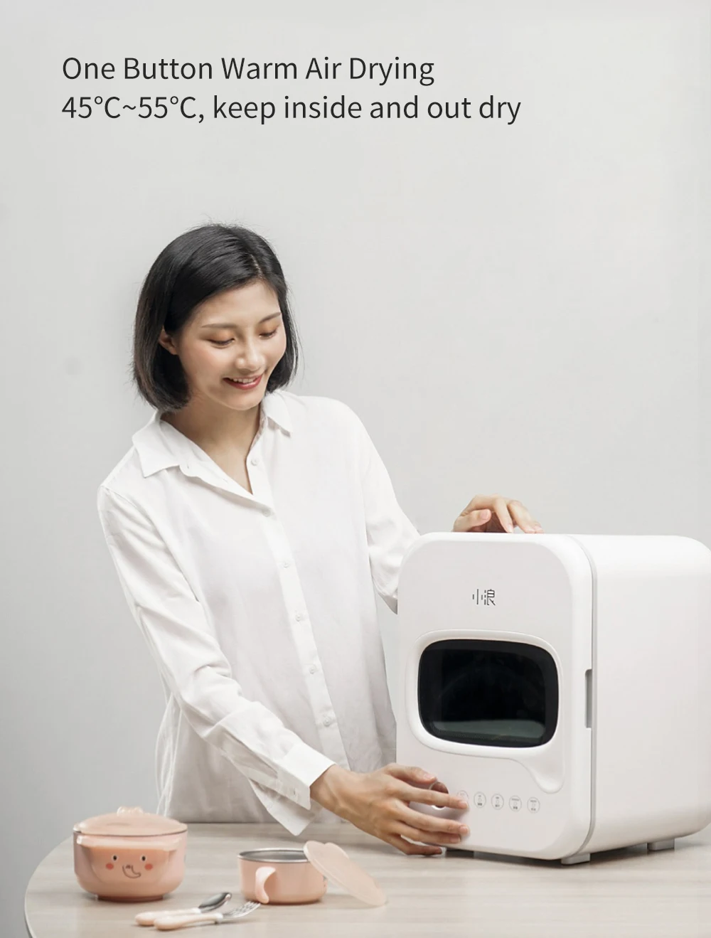 Xiaomi Xiaolan мини настольный дезинфекционный шкаф УФ свет озоновая лампа стерилизация детская повседневная посуда Зубная Щетка Стерилизатор
