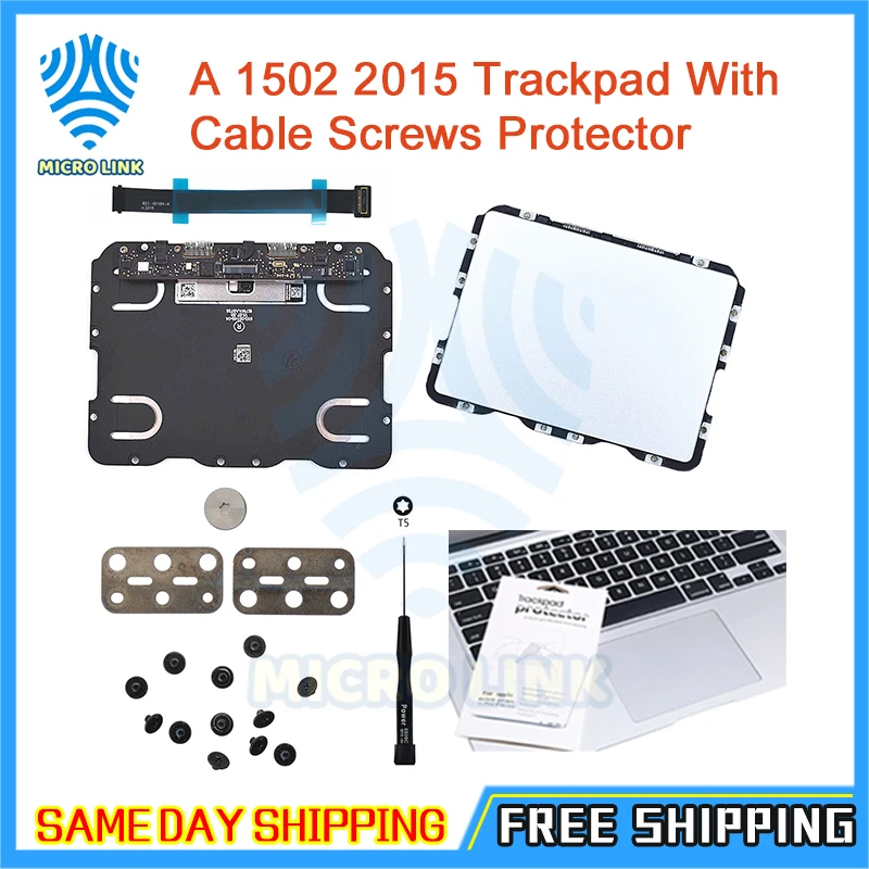 Trackpad Fullset New for MacBook Pro Retina 13.3" A1502 Trackpad Touchpad w/ Ribbon Flex Cable 821-00184-A Early MF839 MF841 - Цвет: Trackpad Fullset
