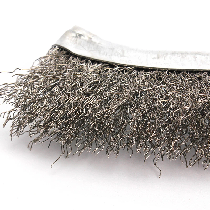 

32mm Wire Brush Stainless Steel Wires Brushes Rust Cleaner Plastic Handle Iron Hand Tools Accessories Brush