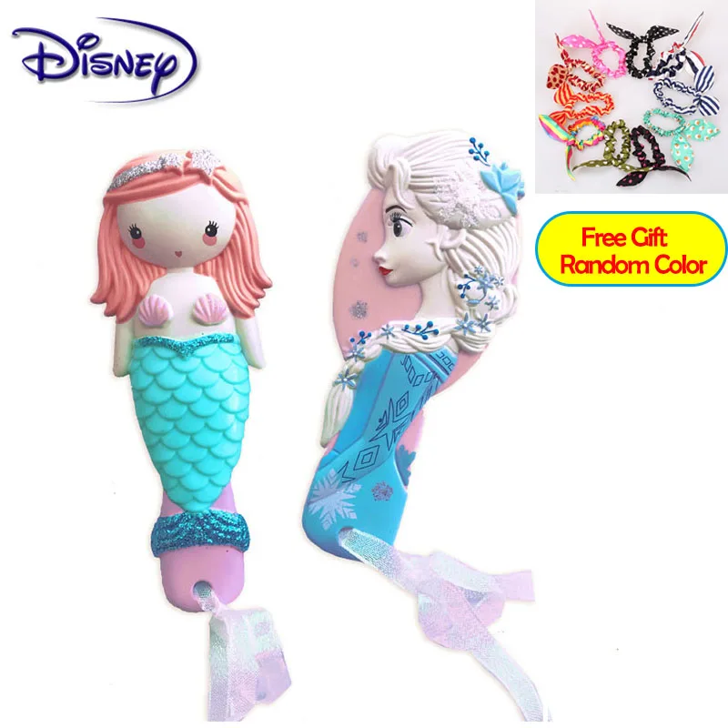Расческа для волос Disney Frozen Антистатическая девочек 3D расческа с ручкой русалки