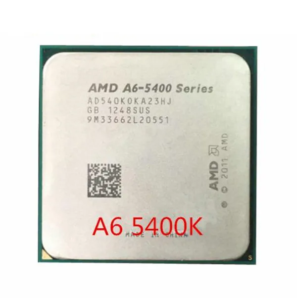 Бесплатная доставка двухъядерный процессор AMD A6 5400 5400K 3 6 ГГц 65 Вт AD540KOKA23HJ Socket FM2|cpu