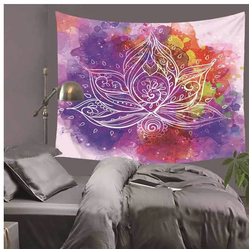 Cilected-Hamsa-Hand-Tapestry-Psychedelic-Indian-Mandala-Tapestries-Wall-Hanging-Living-Room-Decor-100-Polyester-180X230CM (4)