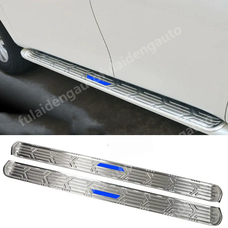 

For Nissan Armada Patrol Y62 2013-2019 Running Board Nerf Bar trim Cover decor 2Pcs Car Accessories