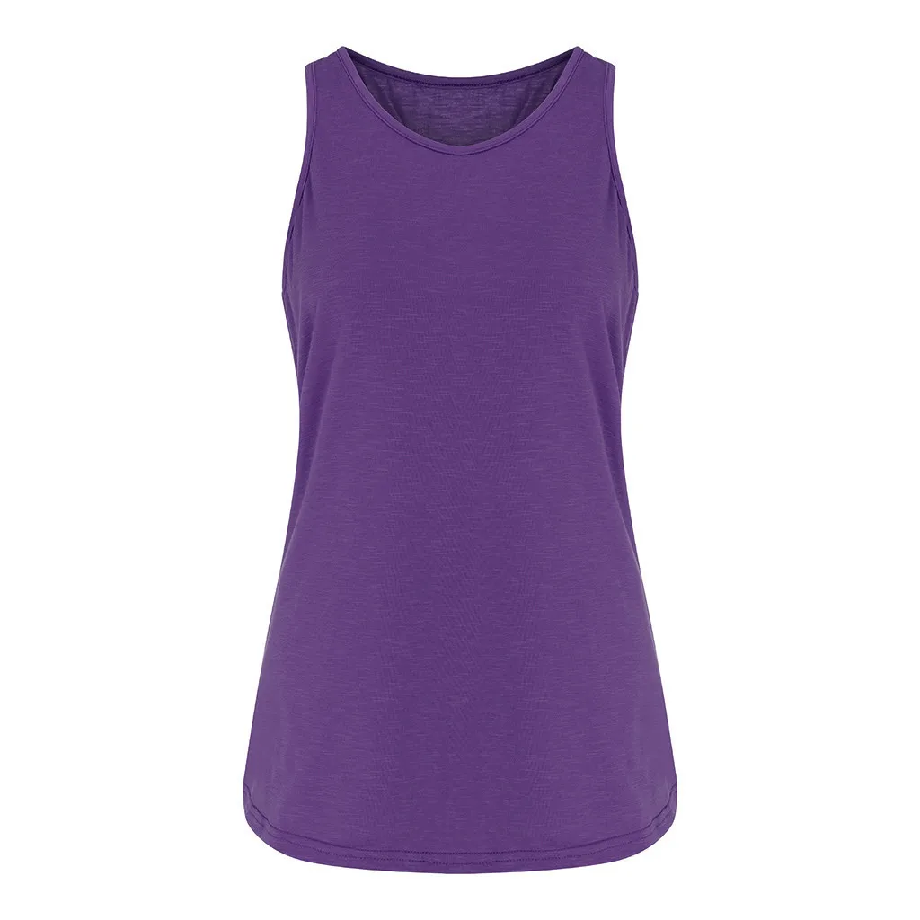 Jaycosin Women 2020 Trendy Sexy Solid Sleeveless Top Strap Vest Tank Shirt Fashion Comfortable Camisole Vest Blouse T-Shirt 319