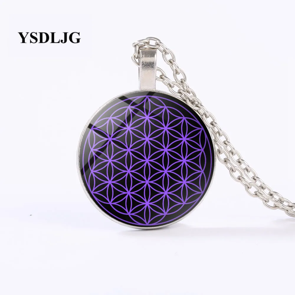 YSDLJG Esoteric ожерелье цветок жизни Мандала медитационная Йога символ оккультное