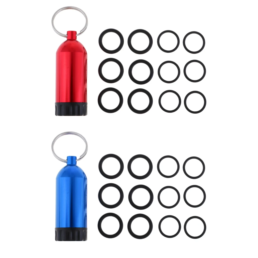 2 X Diving Tank 12 O-Rings Kit Keychain With Pick Innovative Scuba Concepts