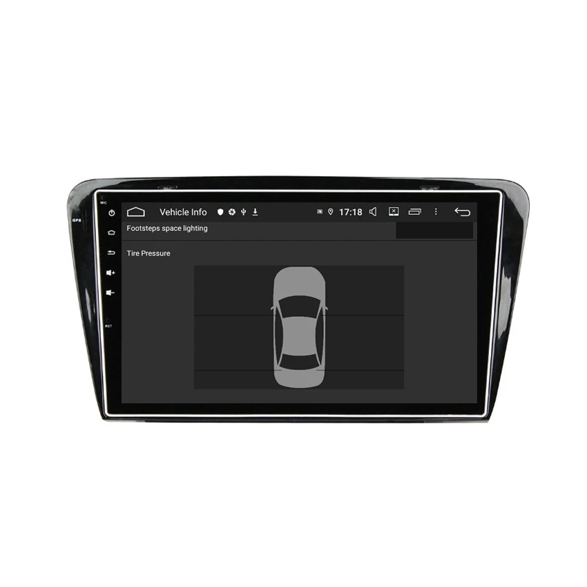 Top Car radio Android multimedia player For SKODA Octavia 2014-2015 Car DVR navigation integrated machine 1