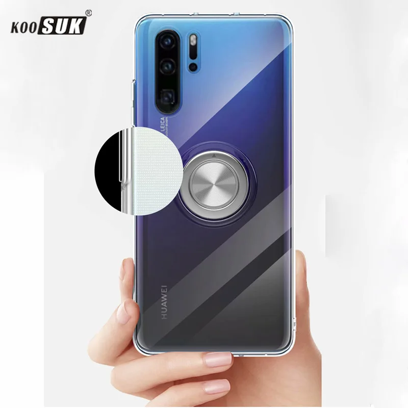 Кронштейн чехол s для huawei P30 Pro роскошный Магнитный Автомобильный держатель