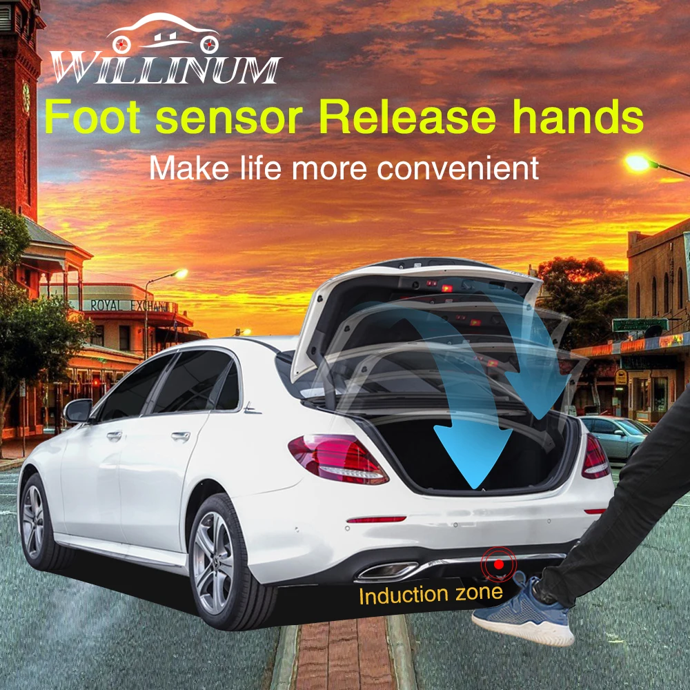 Electric tailgate for Benz W205 W222 Mercedes intelligent electric tail gate remote control power operated trunk opening close Electric tailgate for Benz W205 W222 Mercedes intelligent electric tail gate remote control power operated trunk opening close