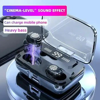 

Wireless Earbuds Bluetooth 5.0 Headset English Mini In-ear Digital Display Large Capacity 3500mAh Support Siri for IOS Android