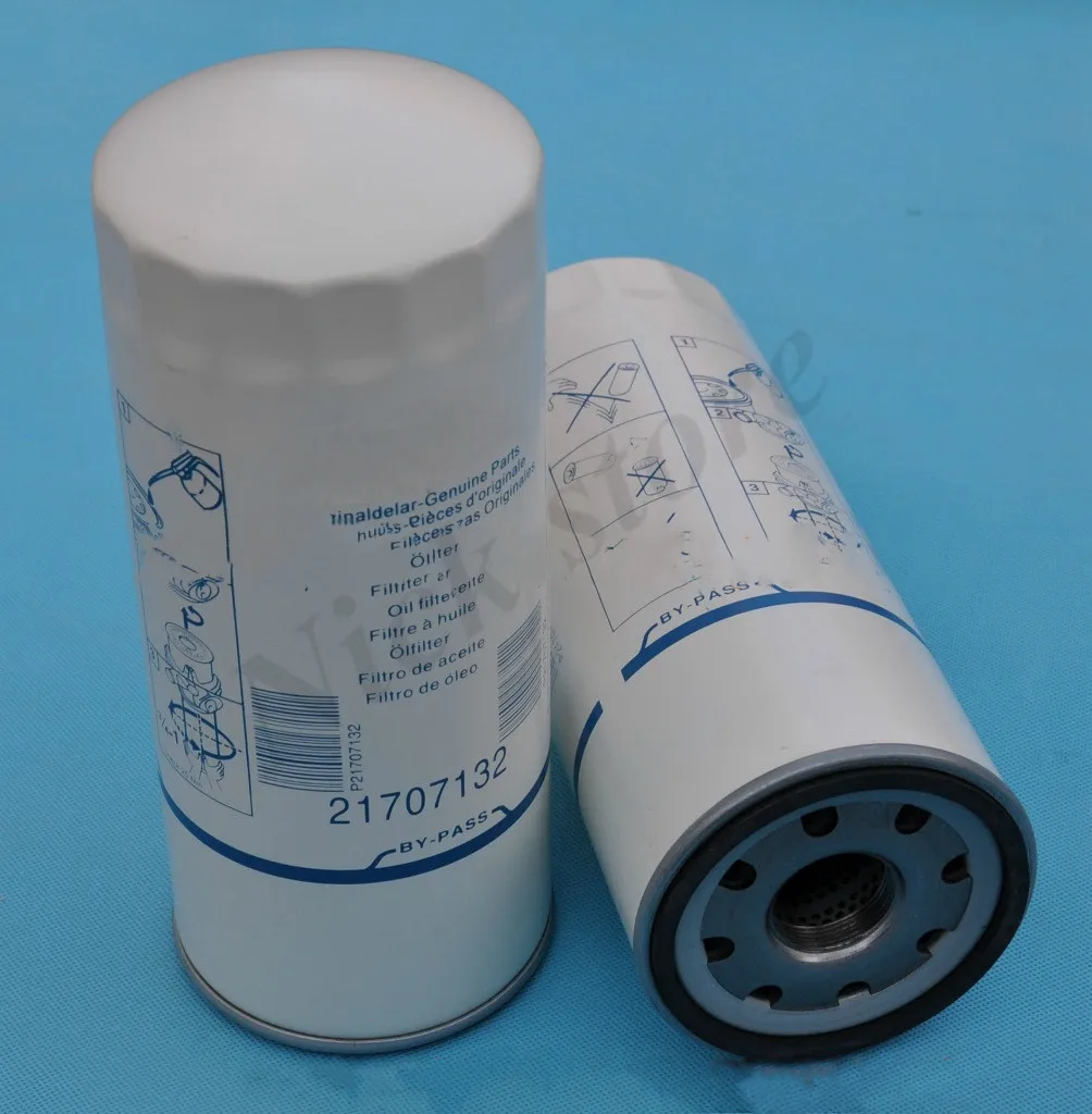 Oil Filter 21707132 21707133 4666343 P553191 For Volvo Construction ...
