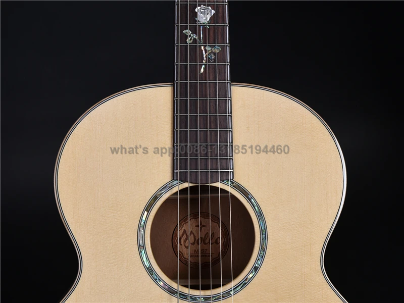MOLLO бренд M-S7 Акустическая гитара из цельного дерева s, акустическая гитара, акустическая электрогитара s
