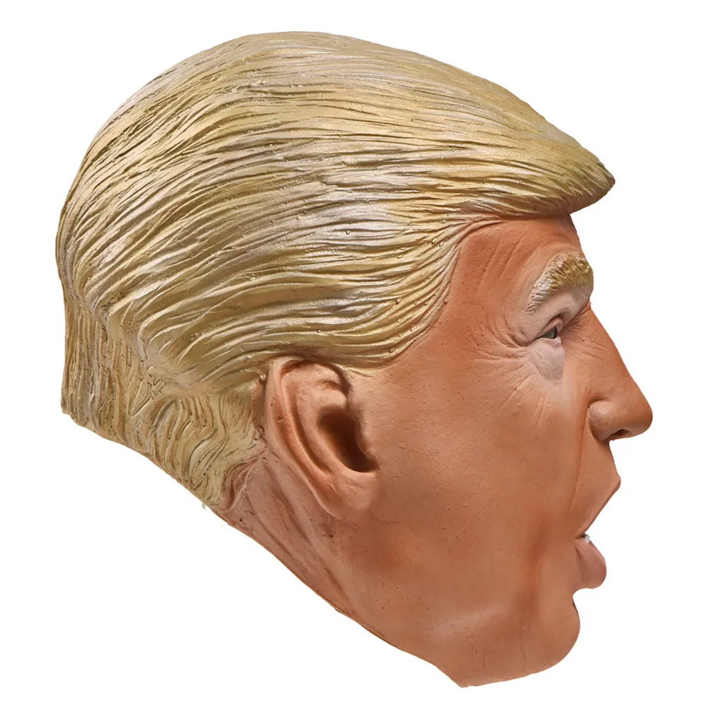 Маска Дональда Трампа маска для косплея косплей латексные Реалистичные Маски