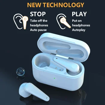 

AKCE Mini 5.0 bluetooth earphone wireless ear detection auriculares headset touch control sport tws earbuds for phone