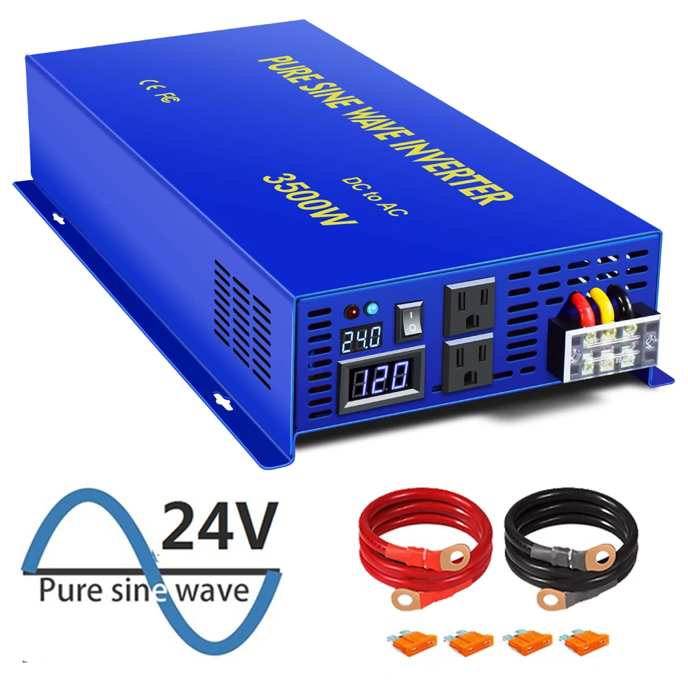 

XYZ INVT 3500 watt Off Grid Power Converter Pure Sine Wave Inverter 12v 24v 36v 48v dc to ac 110V 120V 220V 230V 240V