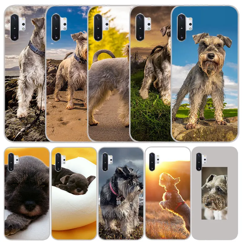 

Schnauzer Matte Silicone Case For Samsung galaxy Note 10 pro 9 8 A90 A70 A60 A50 A40 A30 A10 M40 M30 M20 M10 cover